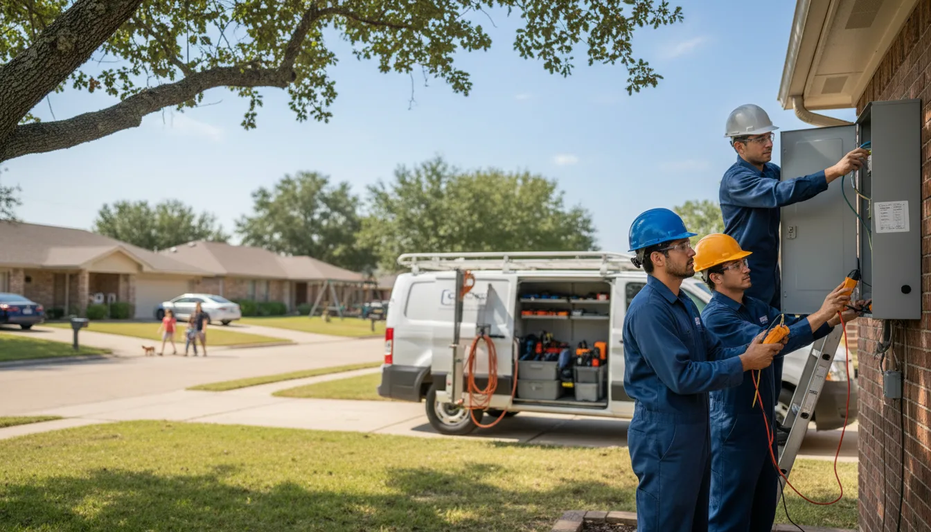 Certified electrician providing emergency electrical services in Warwick, GA